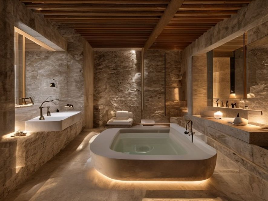Baño spa en Santa Gertrudis