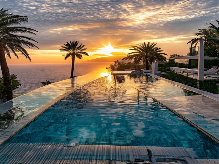 Piscina infinity en Sant Josep